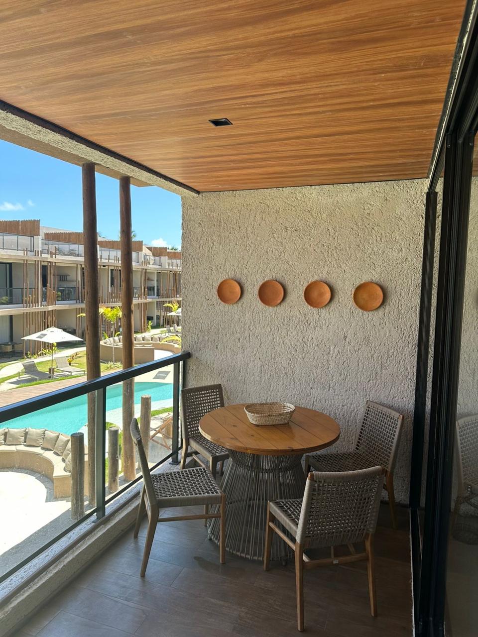 Naay Villas, varanda com vista para a piscina, foto 2